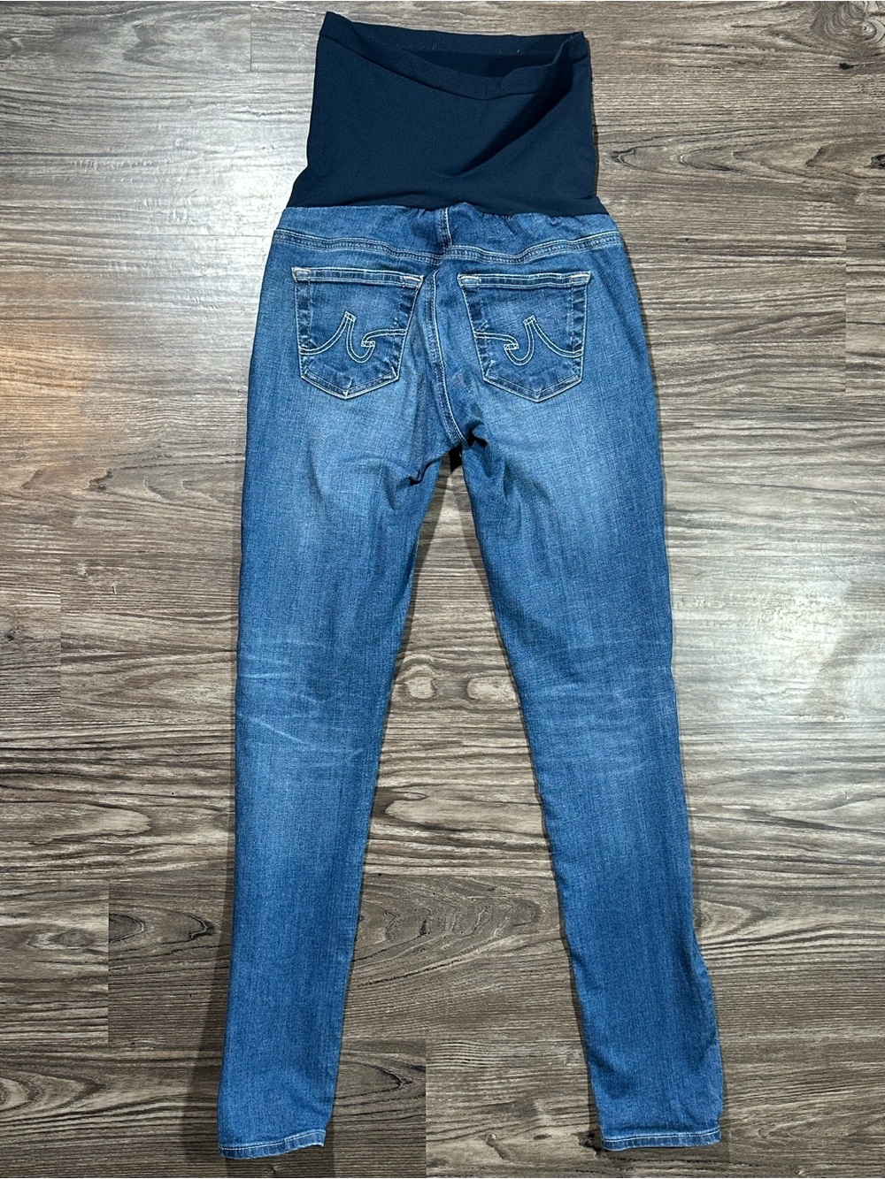 ADRIANO GOLDSCHMIED Secret Belly Panel Maternity Skinny Jeans 25 - Picture 11 of 14